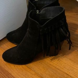 Fringe booties